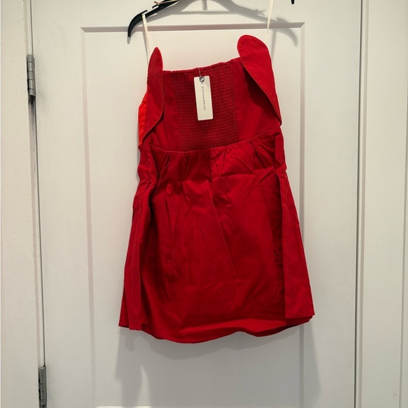 FARM RIO X‎ ANTHROPOLOGIE STRAPLESS HEART MINI DRESS - Picture 3 of 5